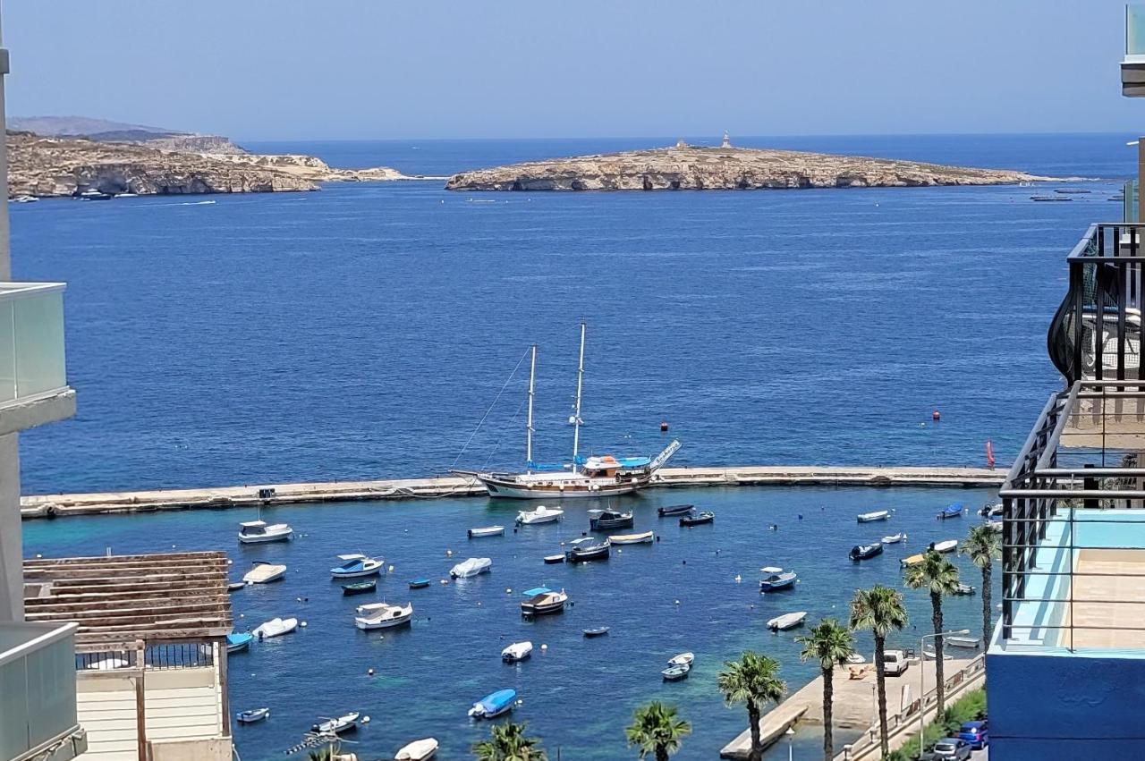 Lovely Apartment With Side Sea View St. Paul's Bay Bagian luar foto